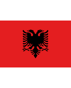 Flag: Albania