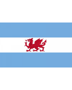 Flag: Welsh colony in Patagonia