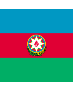 Flag: Standard of the President of Azerbaijan