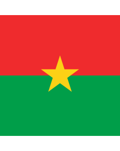 Flag: Presidential Standard of Burkina Faso