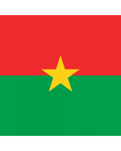 Flag: Presidential Standard of Burkina Faso