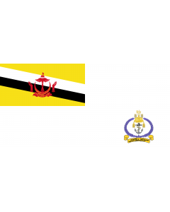 Flag: Naval Ensign of Brunei