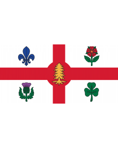 Flag: City of Montreal, Canada