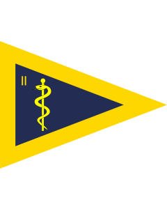 Flag: Befehlshaber Sanitätskommando II Bundeswehr seit 2004