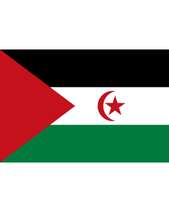 Flag: Western Sahara