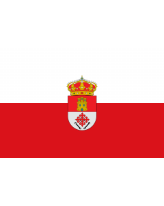 Flag: Abenójar, in Ciudad Real province, Spain