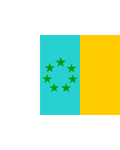 Flag: Siete Estrellas Verdes | Esta es la bandera nacionalista canaria