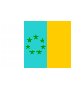 Flag: Siete Estrellas Verdes | Esta es la bandera nacionalista canaria