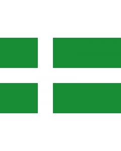 Flag: Sami people (unofficial) - the colours (green and white), construction details and dimensions (proportions  10 16, 4-2-4 and 5-2-9) based primarily on the description mentioned at Unofficial flags of Sami People (FOTW) and Sami People (FOTW) 



NOT