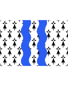 Flag: Ille-et-Vilaine, Brittany, France