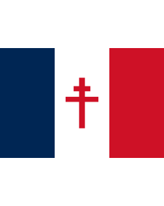 Flag: Free France  1940-1944 | Used by the Free French Forces during the Second World War