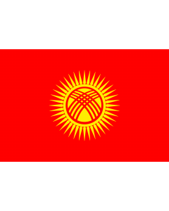 Flag: Kyrgyzstan