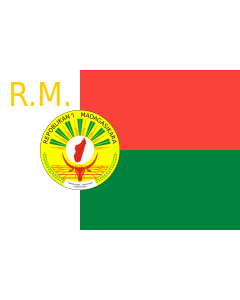 Flag: Presidential Standard of Madagascar