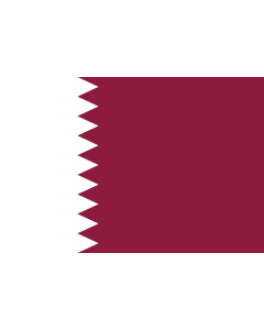 Flag: Qatar