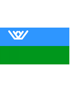 Flag: Khanty-Mansi Autonomous Okrug—Yugra