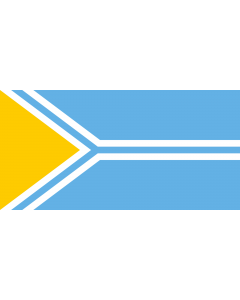 Flag: Tuva  1992 | Флаг Республики Тува 1992-2002