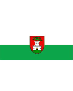 Flag: City of Ljubljana, capital of Slovenia