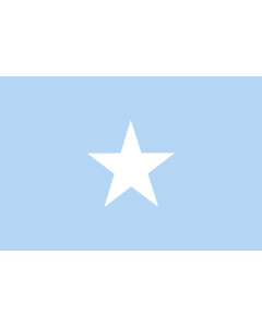 Flag: Somalia  sky blue