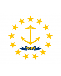 Flag: State of Rhode Island and Providence Plantations