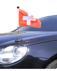  Magnetic Car Flag Pole Diplomat-1.30 Switzerland