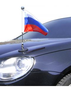  Magnetic Car Flag Diplomat-1.30-Chrome Russia