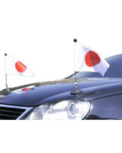 Pair  Magnetic Car Flag Diplomat-1.30 Japan